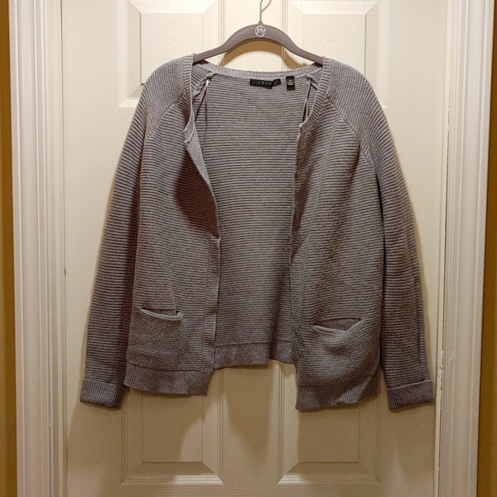 Cropped Sweater Jacket
